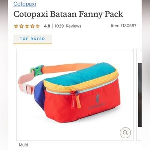NWT Cotopaxi Bataan 3L Fanny Pack
